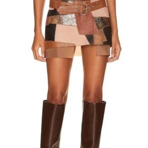 Understated Leather Revolution Skirt S